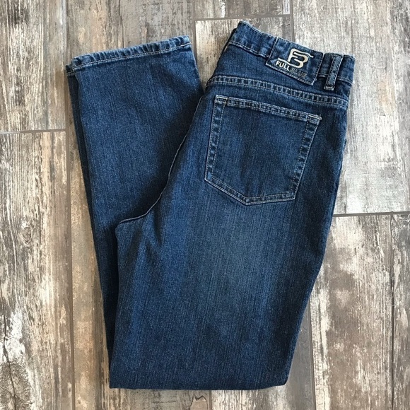 VINTAGE FB Full Blue BB Regular Jeans size 12 - Picture 2 of 10